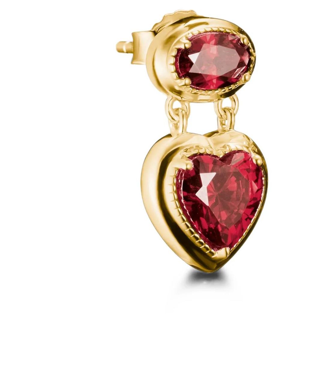 Pendientes Elyndra Con Diseño De Corazón Thomas Sabo de color White