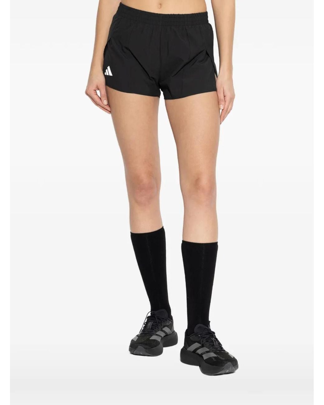Adidas Black Adizero Essentials Running Split Shorts