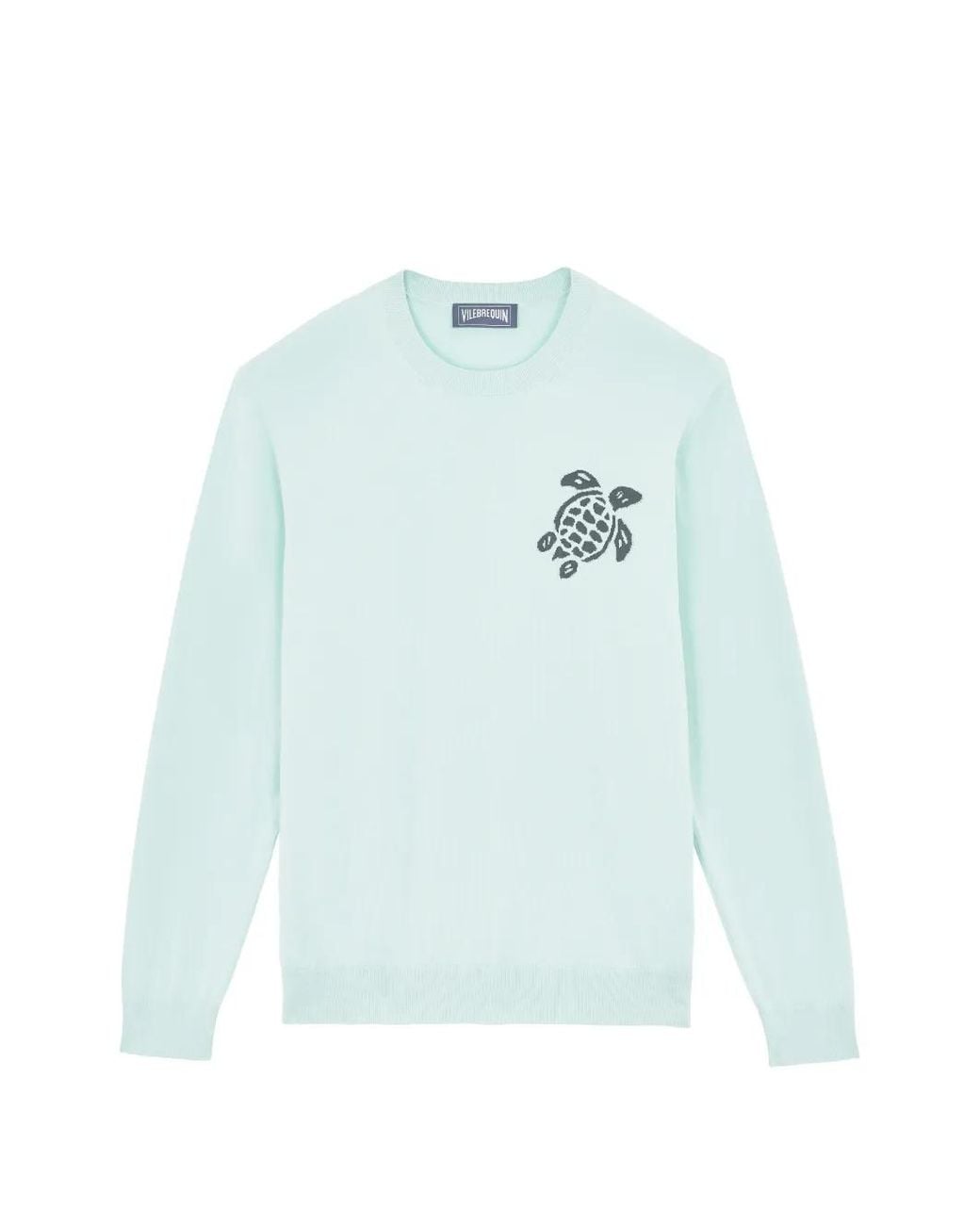 Vilebrequin Blue Turtle Crew-Neck Sweater for men