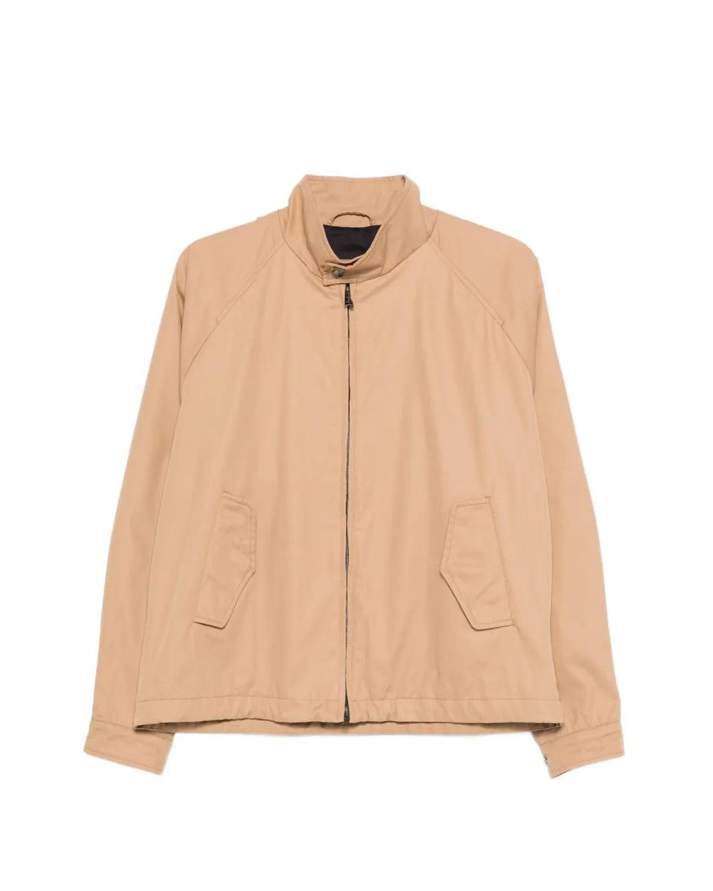 Herno Natural Zip-Up Flap-Pocket Jacket for men