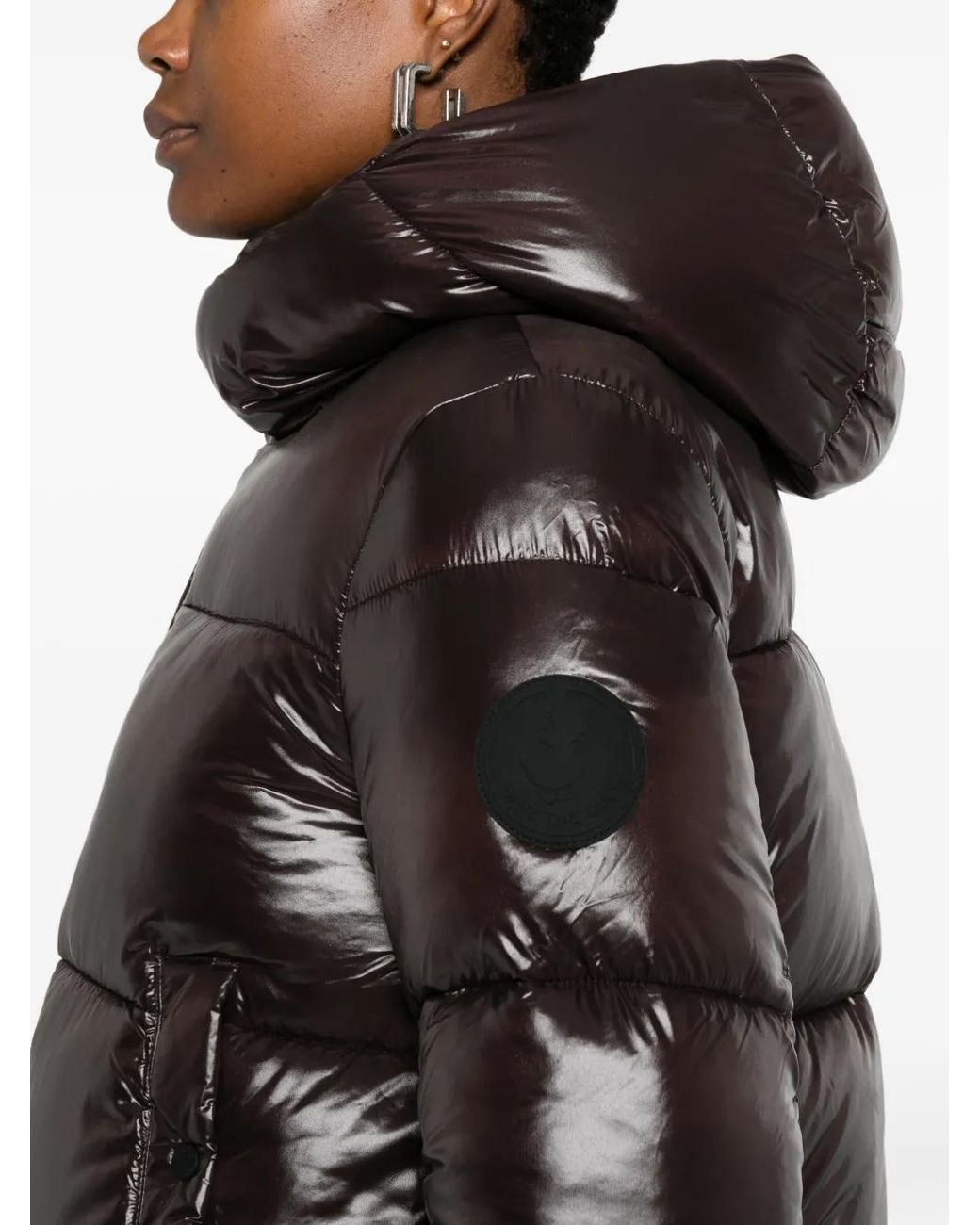 Save The Duck Black Hooded Puffer Jacket