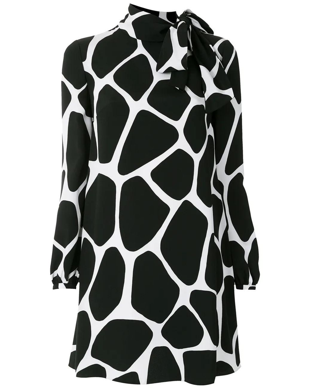 Valentino Garavani Multicolor Monogram-print Silk-satin Mini Dress