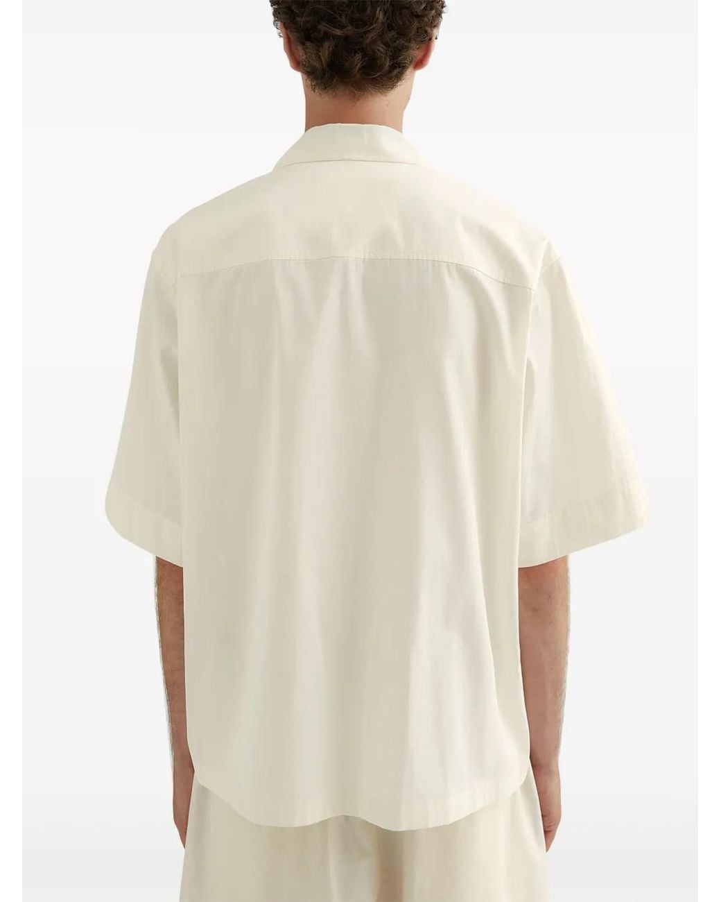 Jil Sander White Poplin Shirt for men