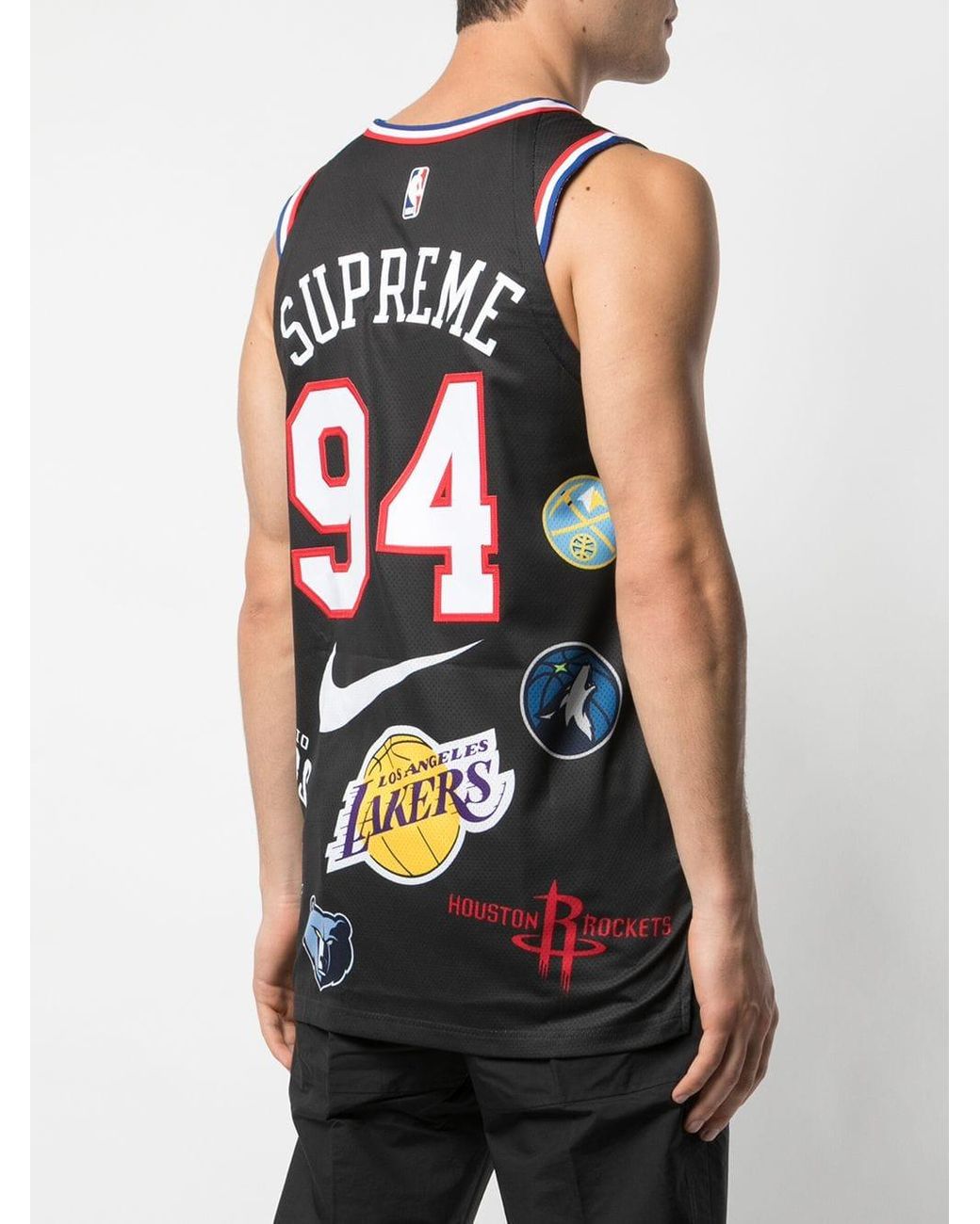 Débardeur Nike/NBA Teams Basketball Jersey Supreme pour homme en coloris  Noir | Lyst