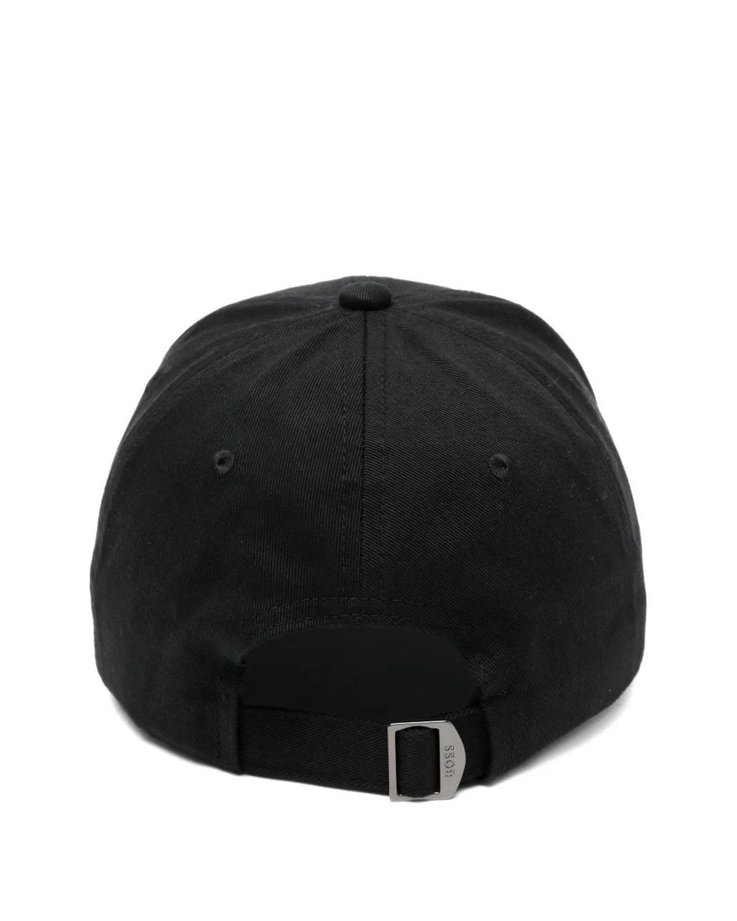 Boss Black Logo-Trim Cotton Baseball Cap for men