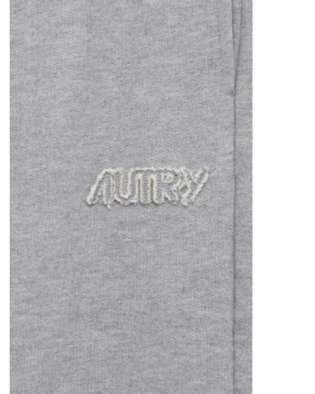 Autry Gray Tonal Logo Joggers