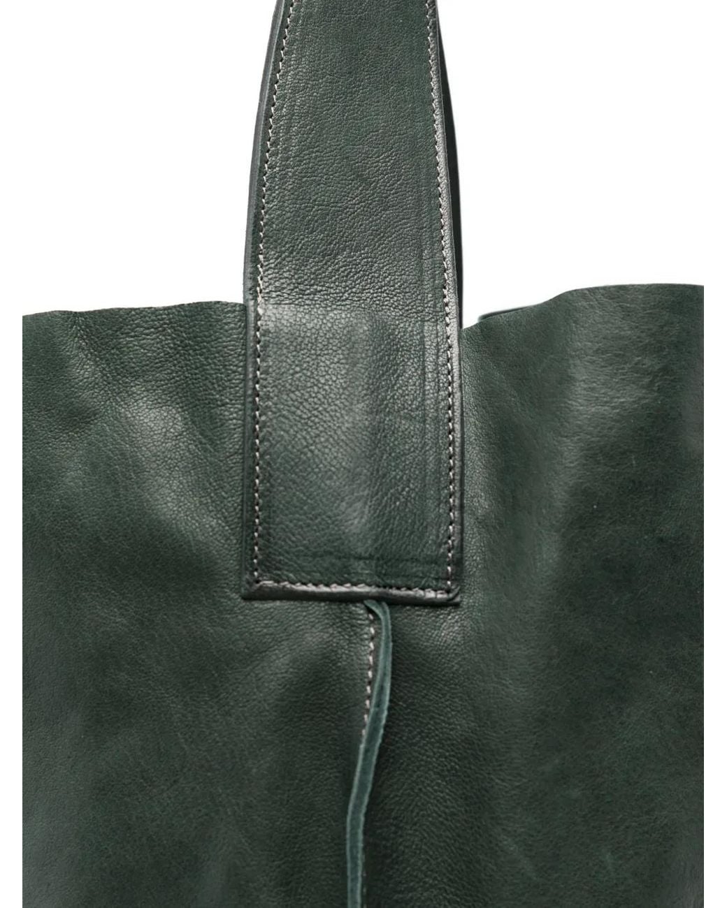 SOMMET Black Sahara Leather Shoulder Bag