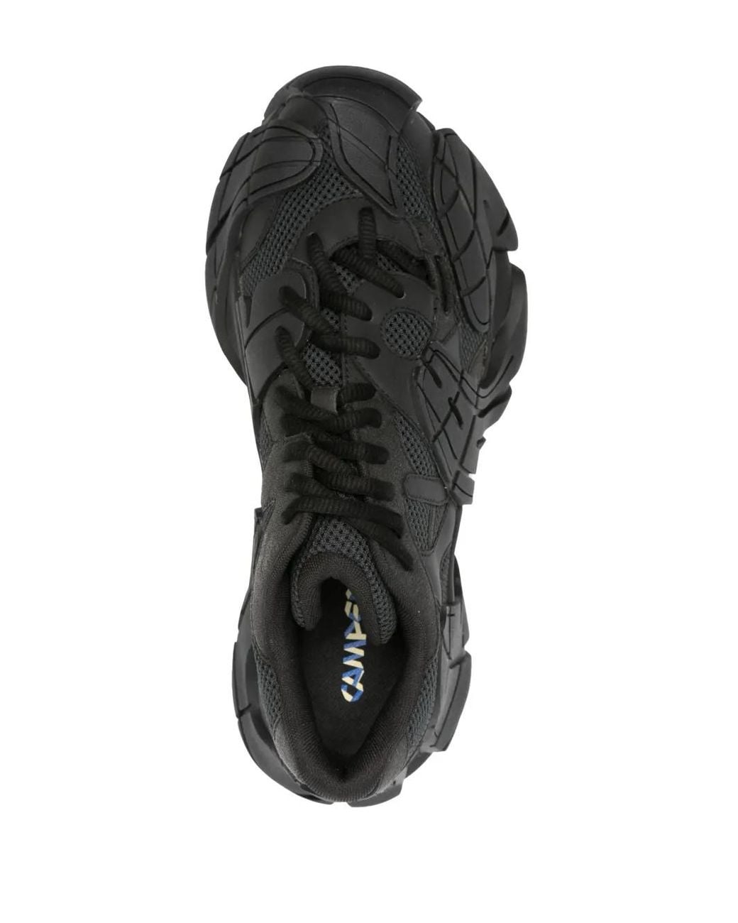 CAMPERLAB Black Tormenta Panelled Mesh Sneakers
