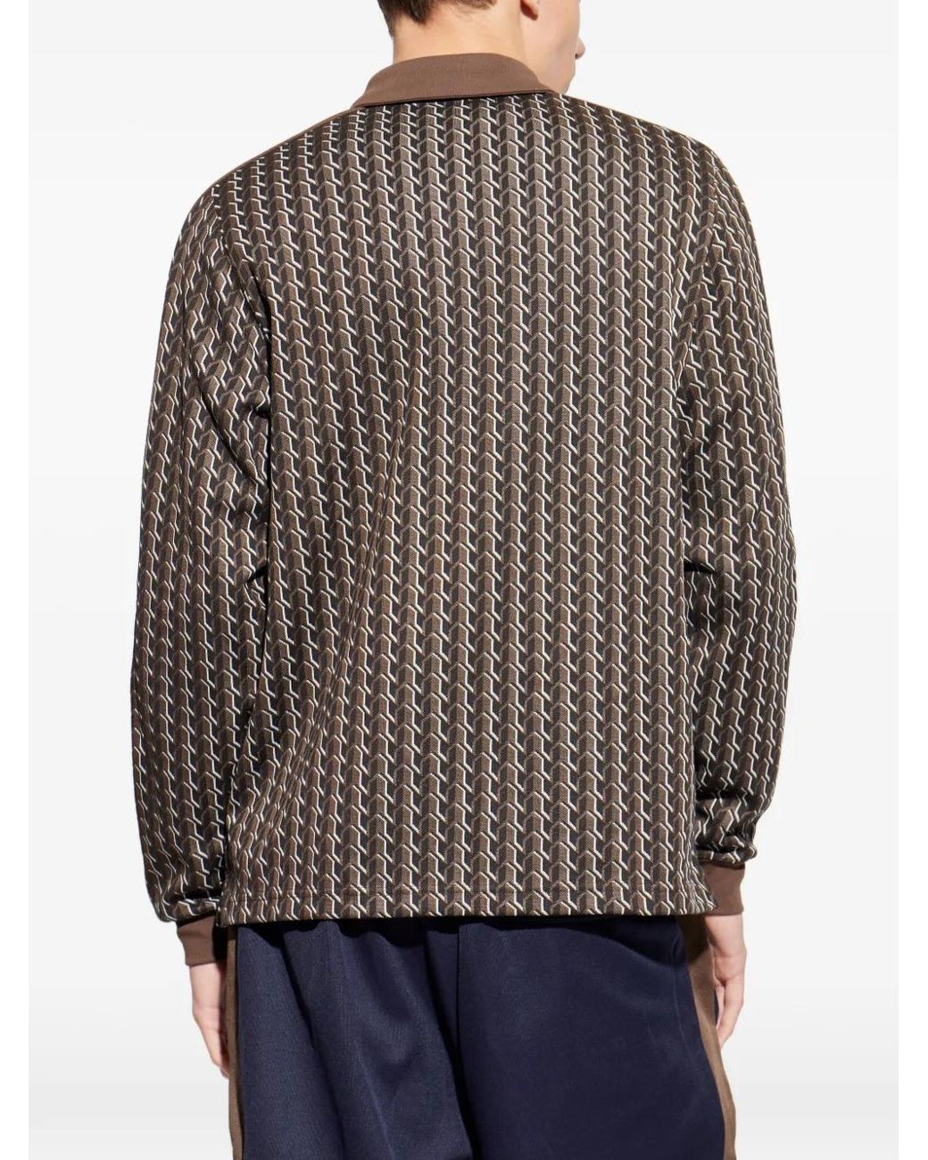 PUMA Brown X Jjjjound Patterned Polo Shirt for men