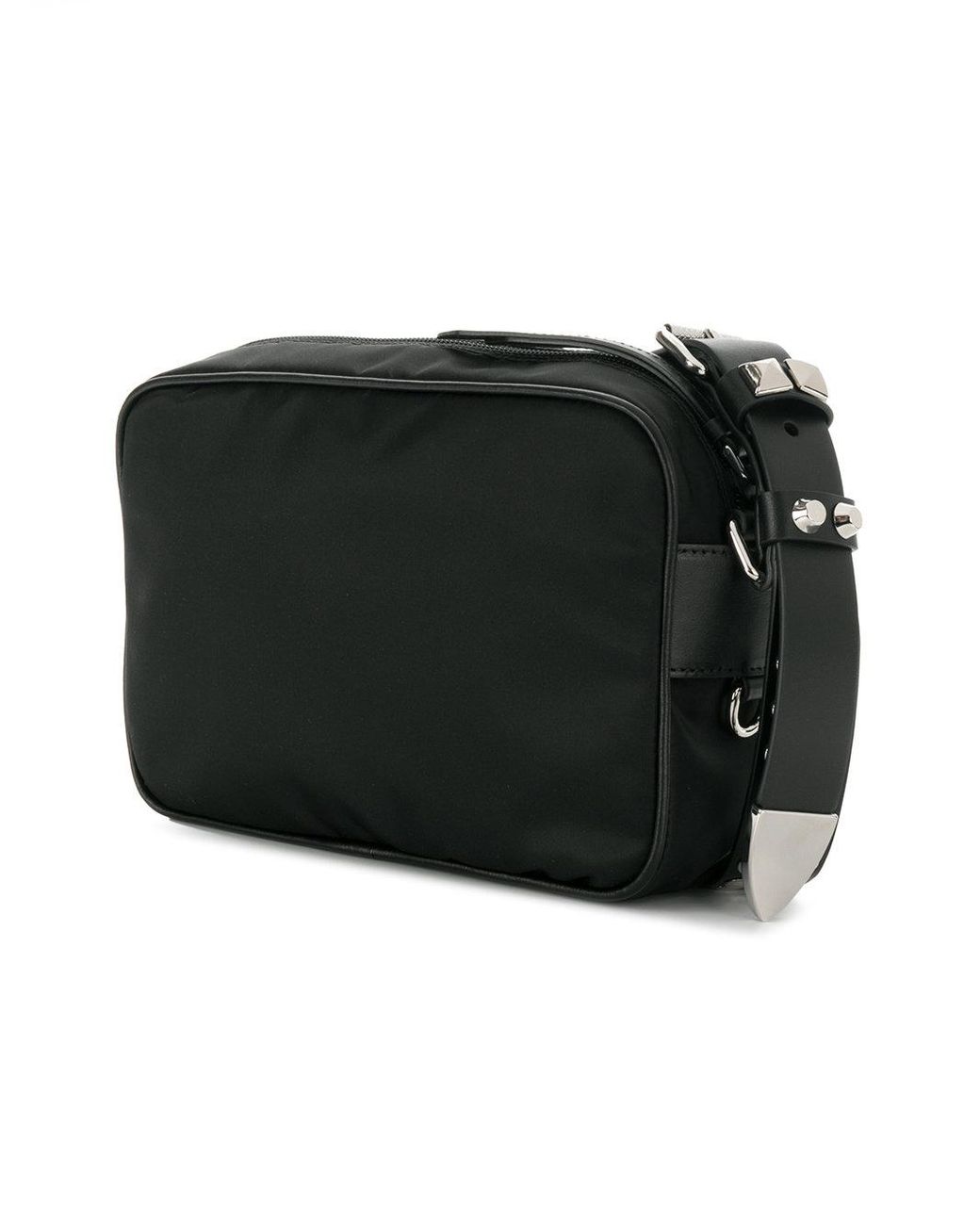 バッグ PRADA 2way studs shoulder bag black Prada Rock-stud Shoulder Bag in Black | Lyst