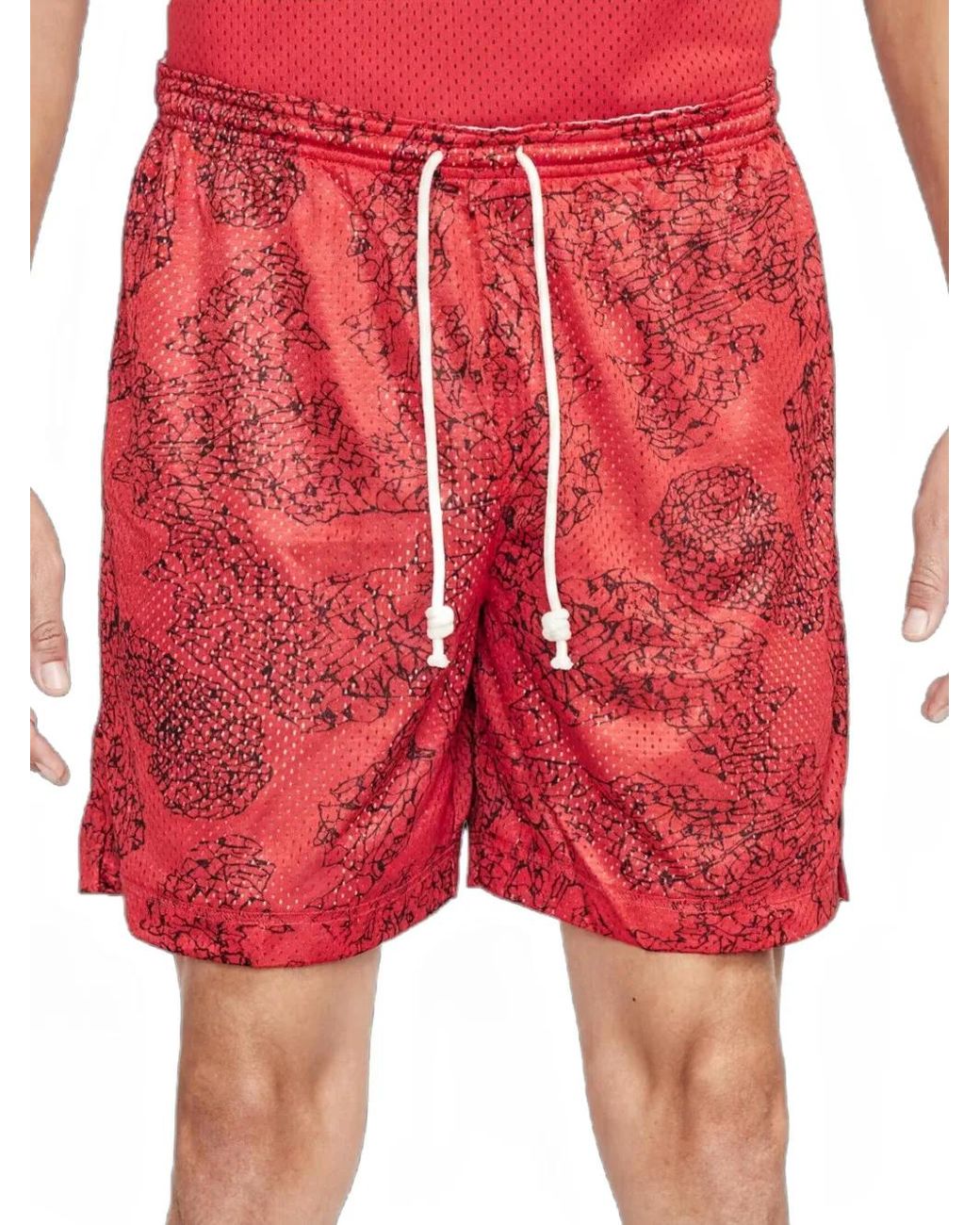Nike Red Dri-Fit Standard Issue Reversible Shorts for men