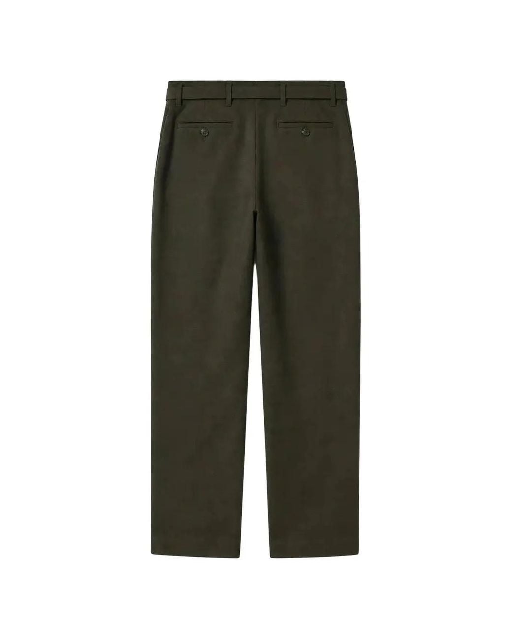 RETORI Green Peach-Touch Linen Trousers for men