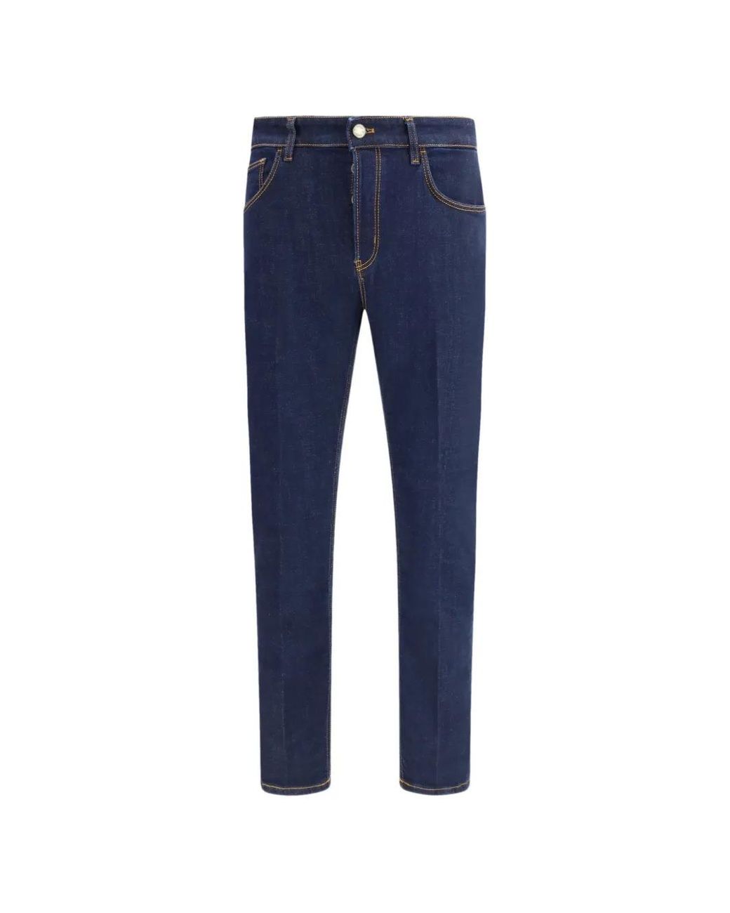 PT Torino Blue Straight-Leg Jeans for men