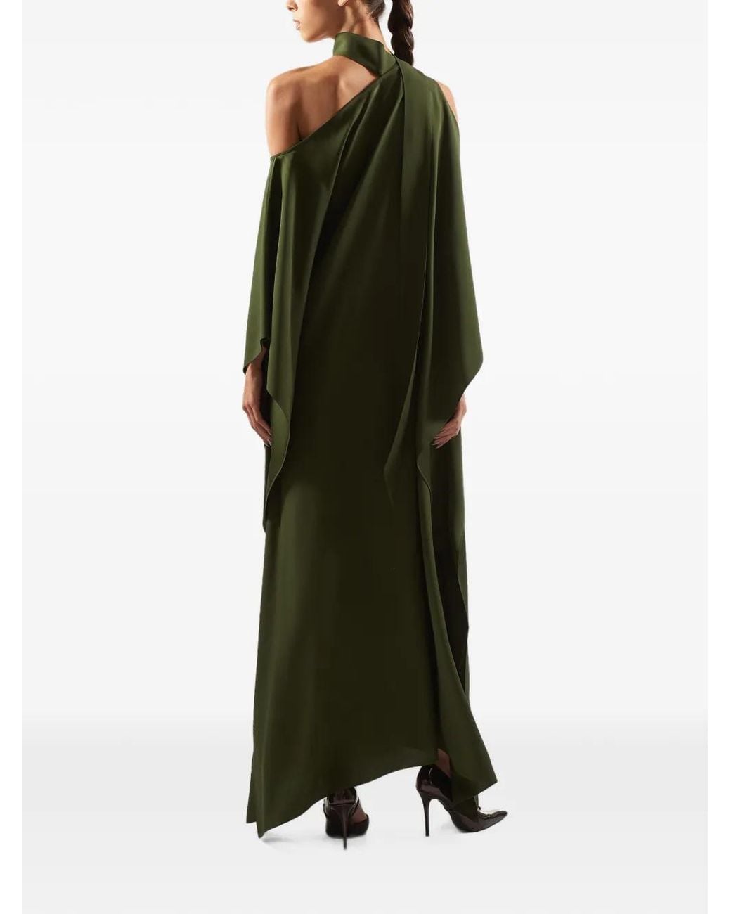 Taller Marmo Green Barths Scarf-Detail Maxi Dress