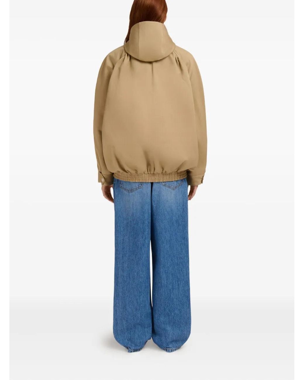 Marni Natural Hooded Zip-Up Jacket