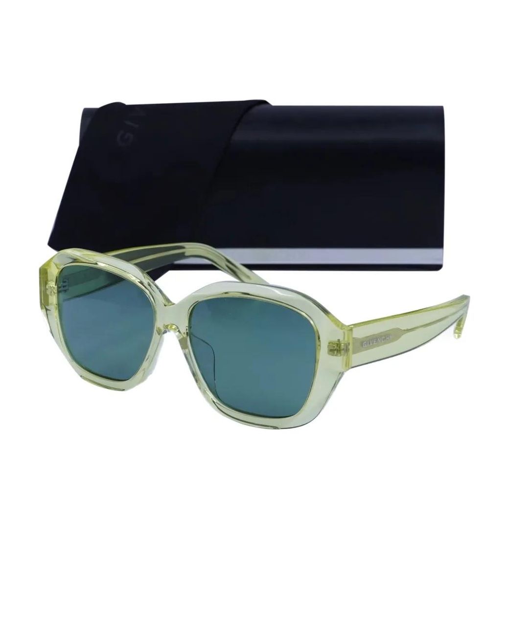 Givenchy Blue Eckige Sonnenbrille