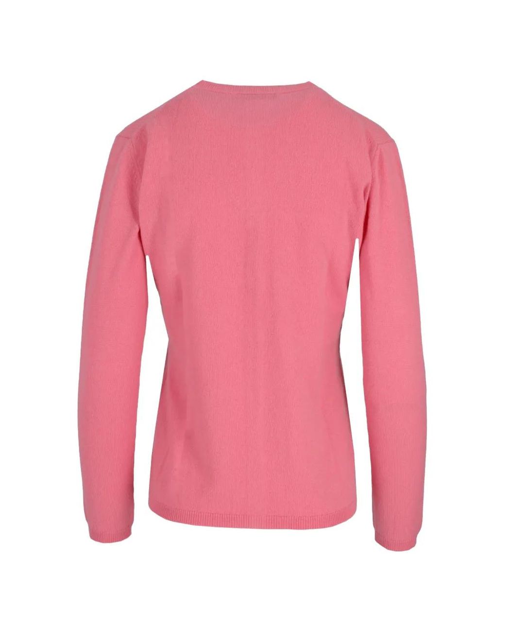 LA ROSE Pink Button-Up Cardigan