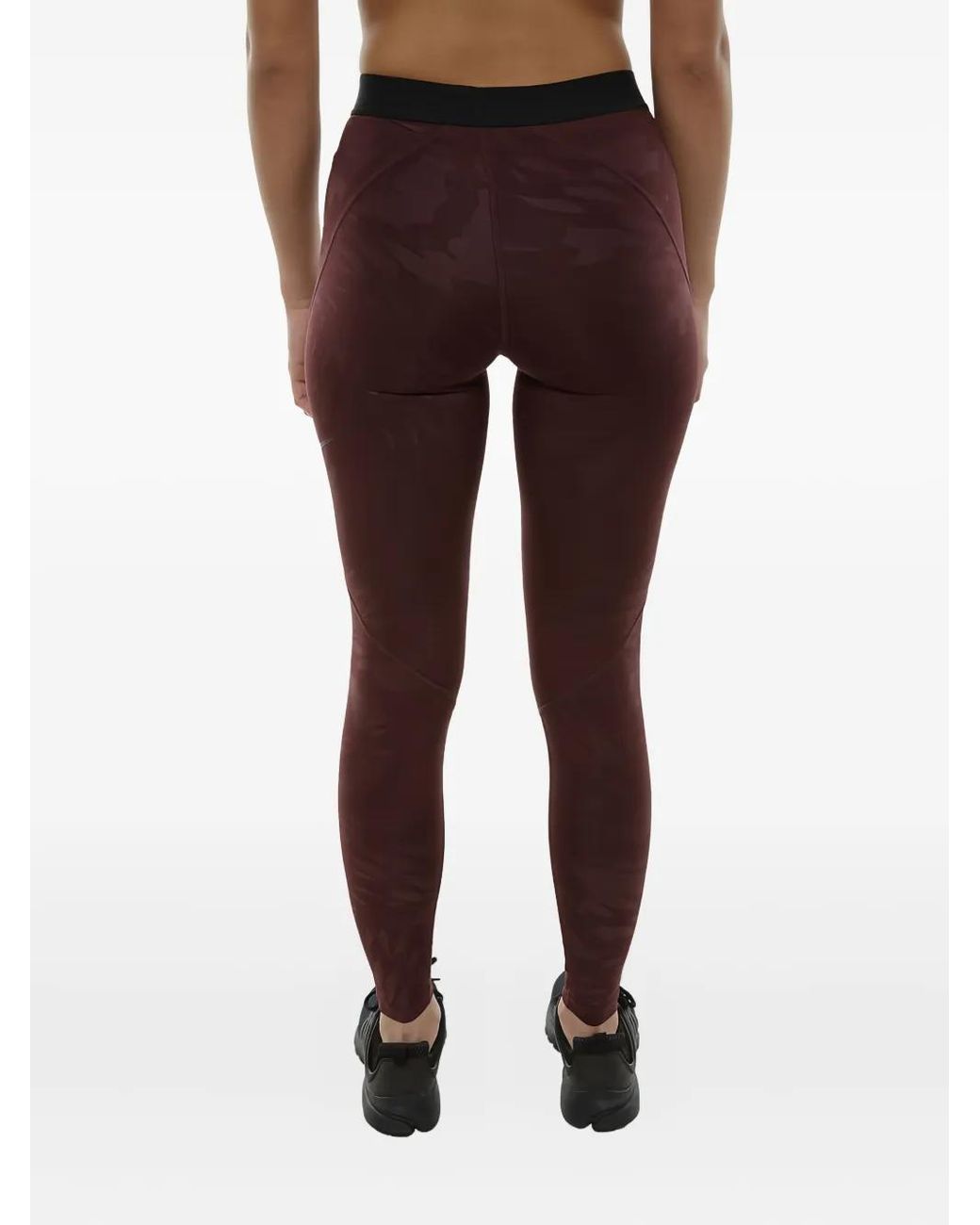 Nike Brown Embossed-Wing Leggings
