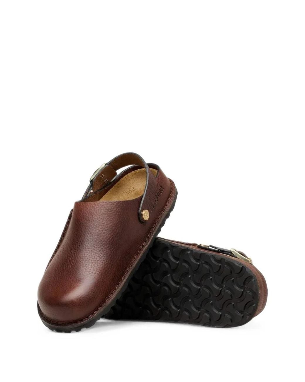 Birkenstock Brown Boston Suede Mules for men