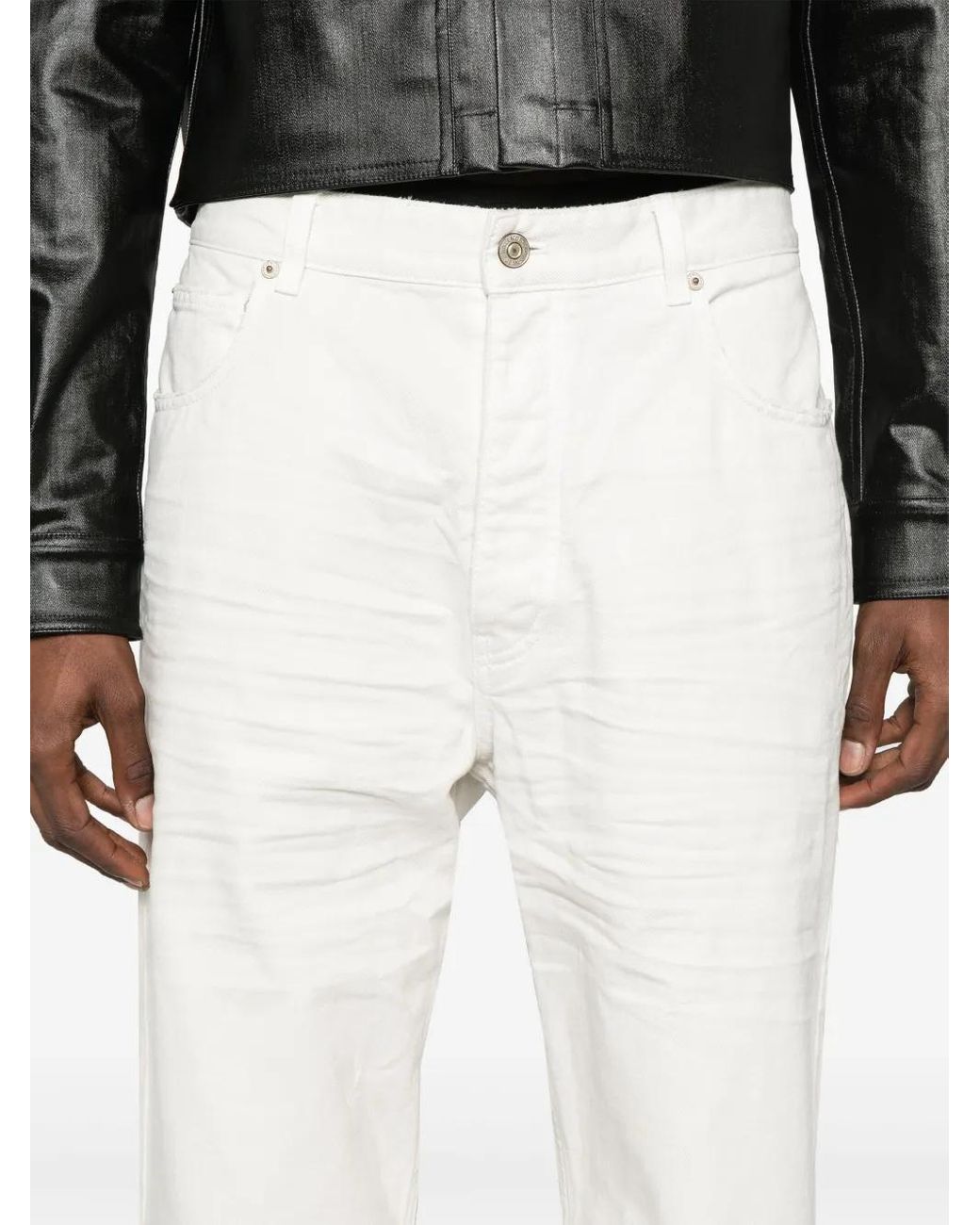 Balenciaga White Denim Cotton Jeans