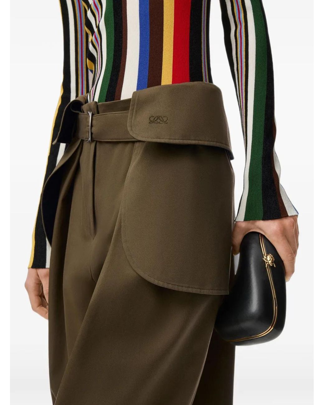 Loewe Green Cargo Trousers