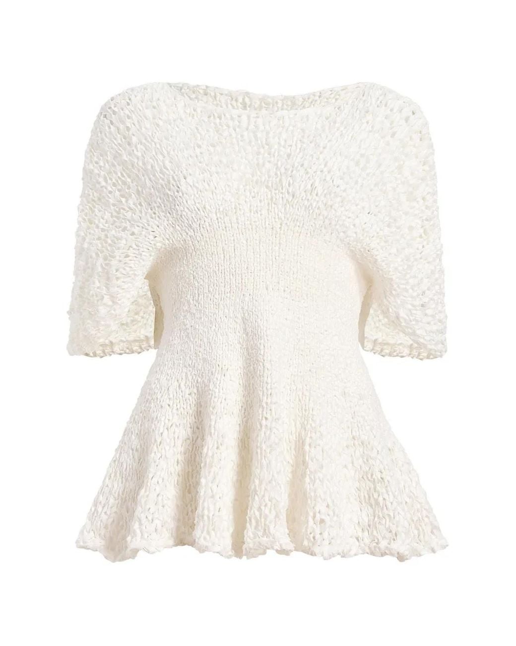 Khaite White Mathilde Top