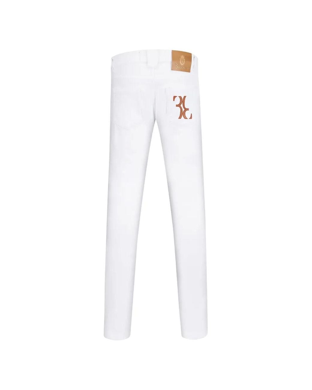 Billionaire White Jean À Coupe Slim for men