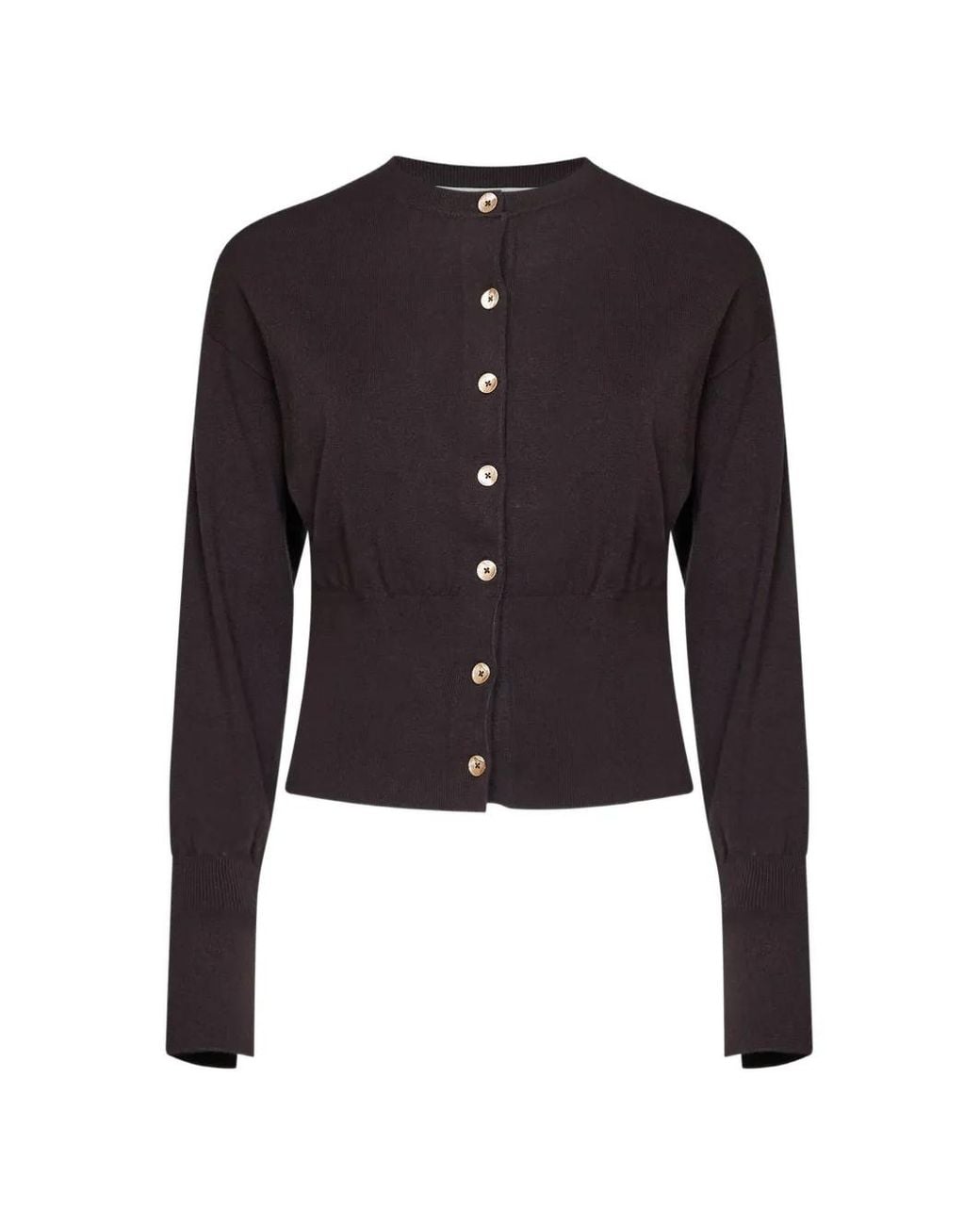 Kaos Blue Button-Up Drop-Shoulder Cardigan