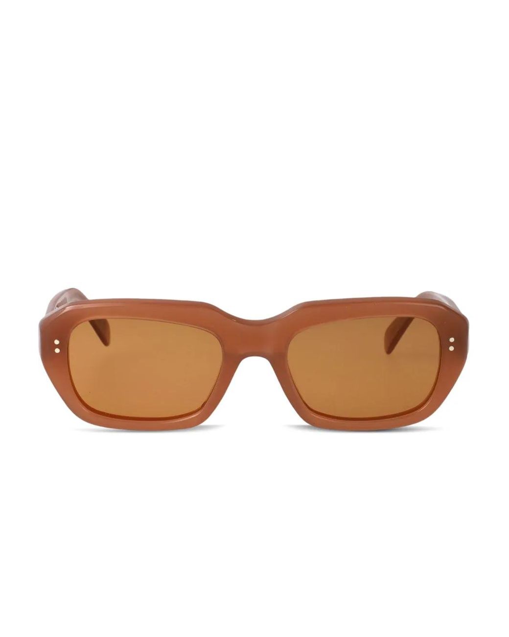 Retrosuperfuture Brown Lunettes De Soleil Miles À Monture Rectangulaire for men