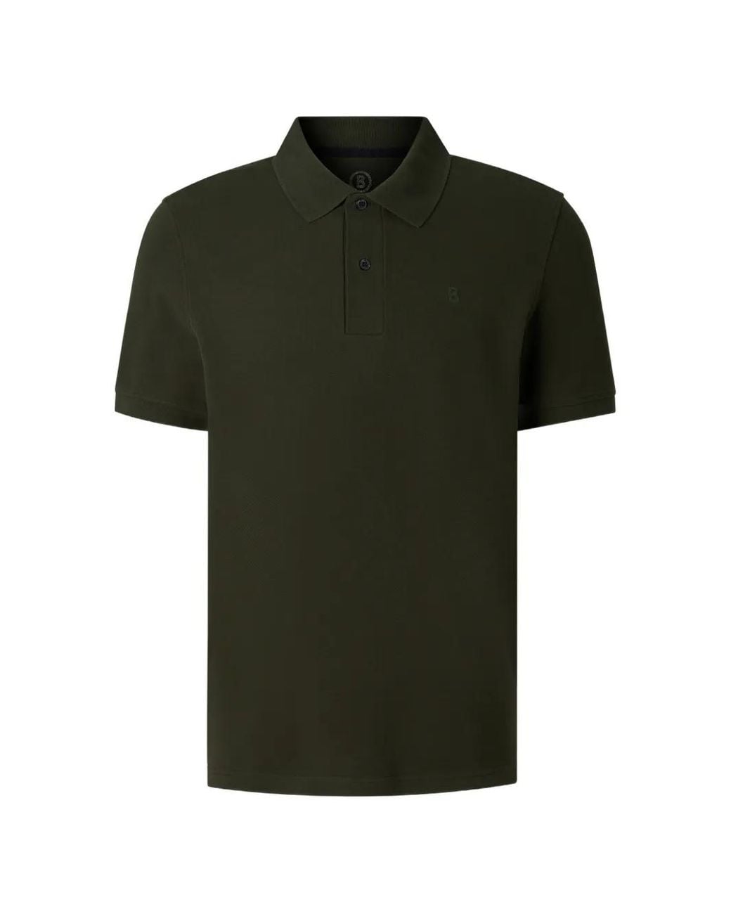 Bogner Green Polo Fion En Piqué À Logo Imprimé for men