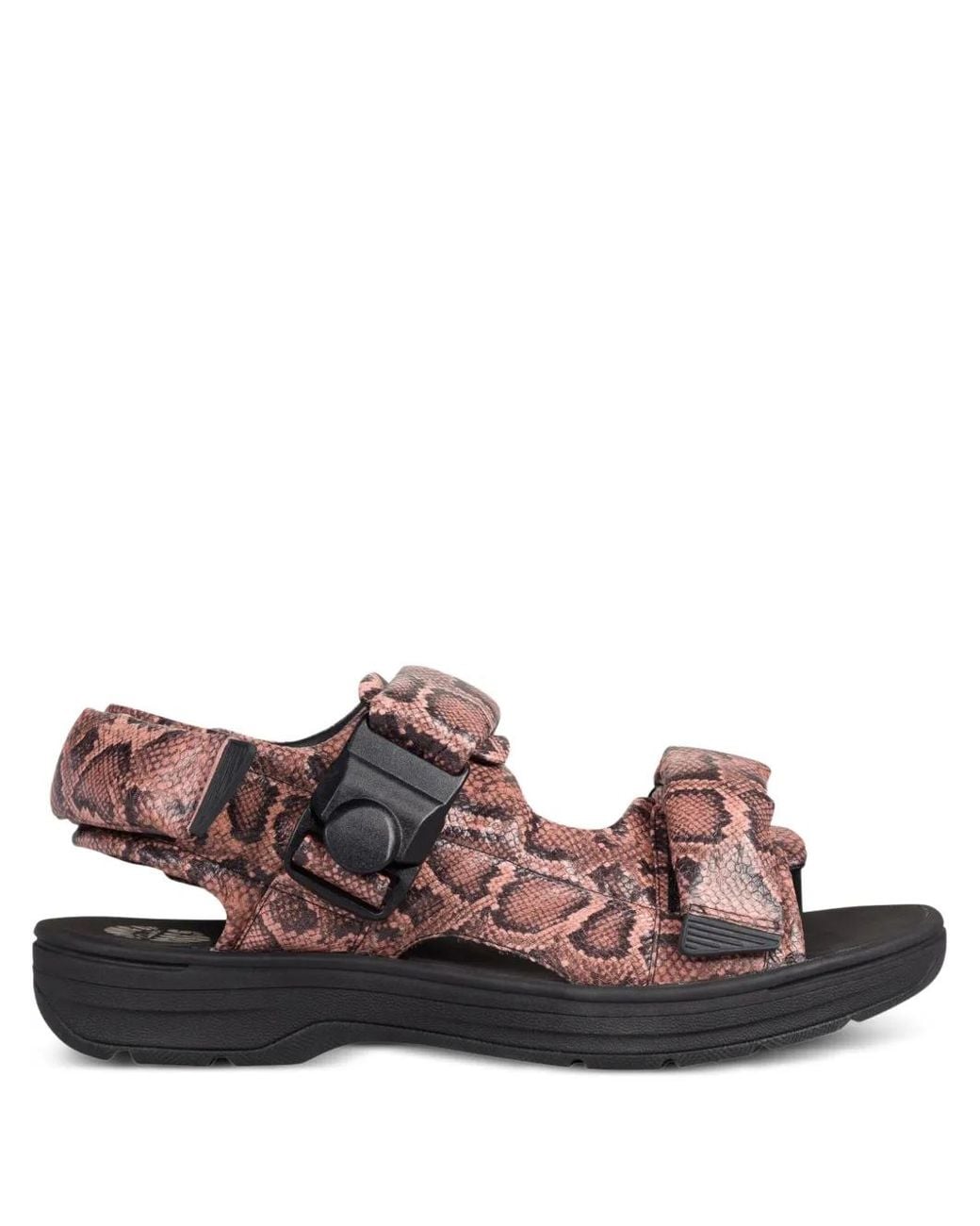 Clarks Brown X Martine Rose Down Sandals for men