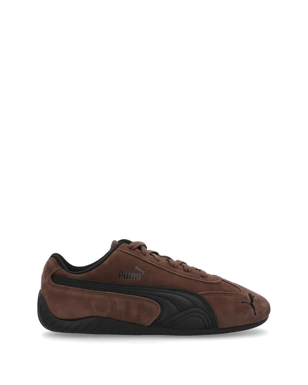 PUMA Brown Speedcat Suede Sneakers
