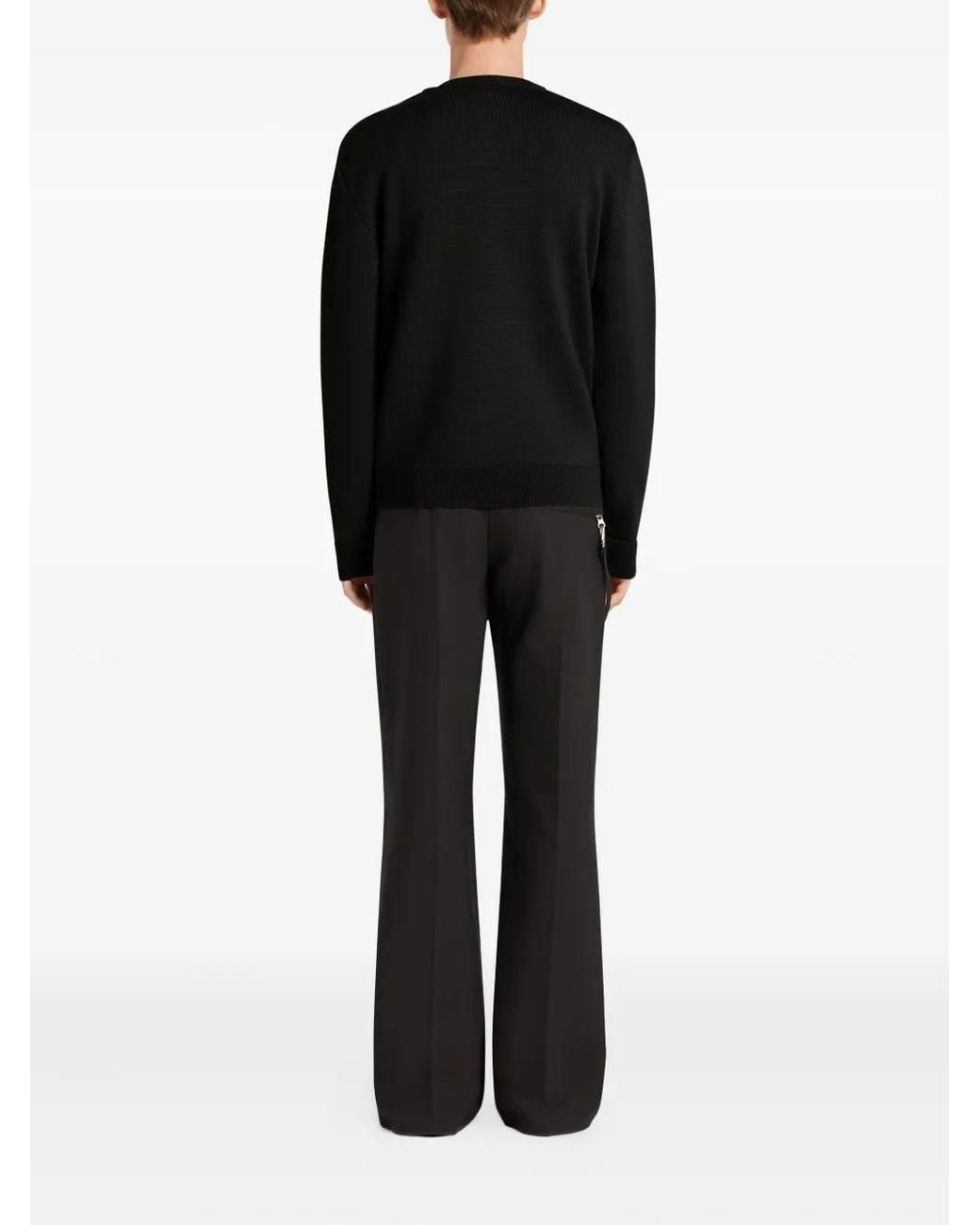 Pull À Col Ras De Cou Courreges pour homme en coloris Black