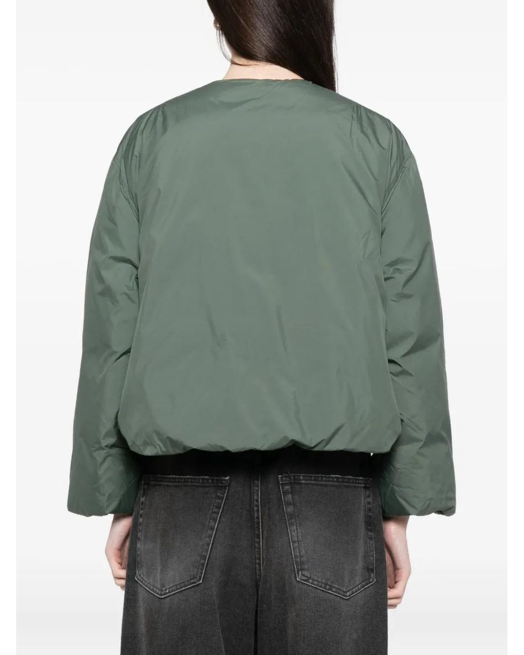 SPORT b. by agnès b. Green Logo Puffer Jacket