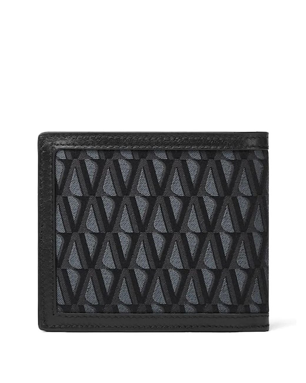 Versace Black Medusa Pattern Wallet for men