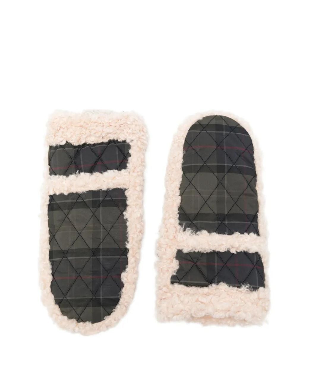 Barbour Black Marnie Tartan Waterproof Mitts