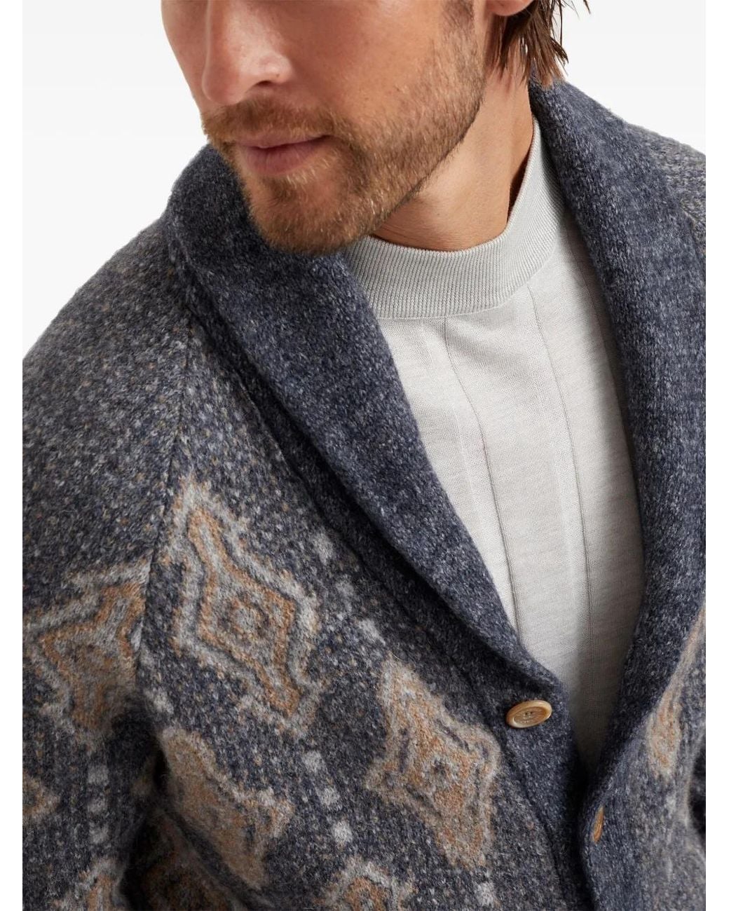 Brunello Cucinelli Gray Sweaters for men