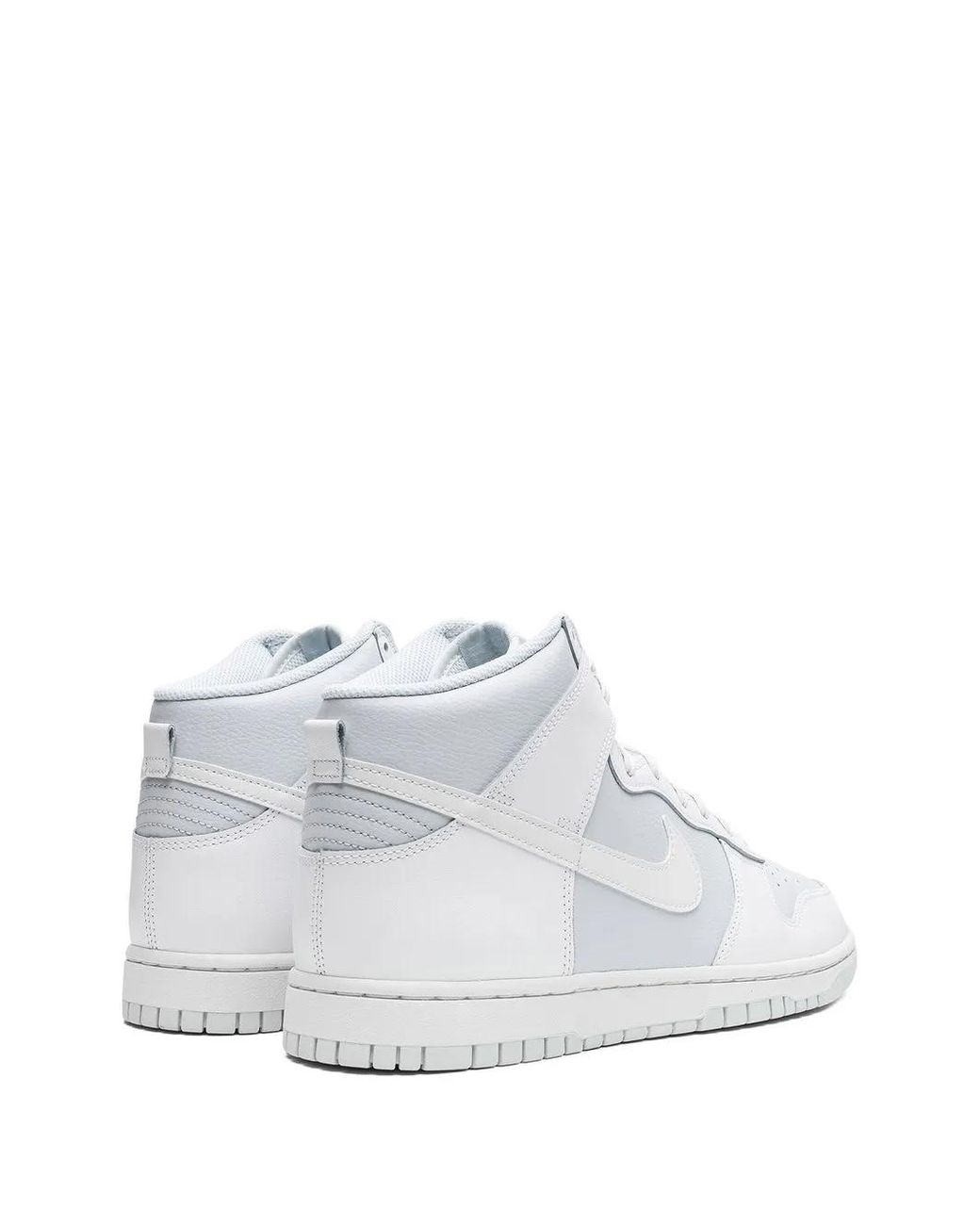 Nike White Dunk High "Summit/Pure Platinum" Sneakers for men