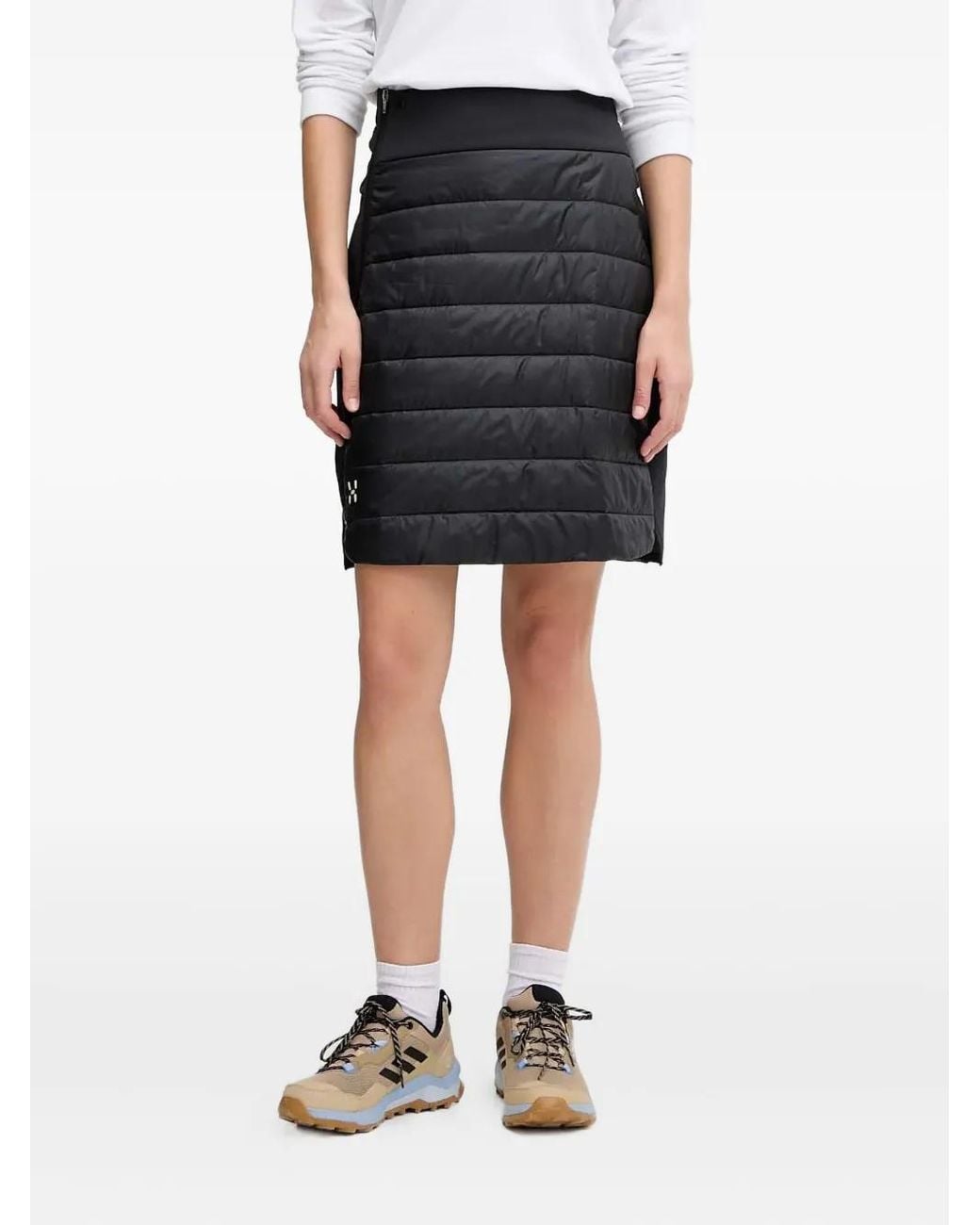 Haglöfs Black Mimic Ii Quilted Mini Skirt