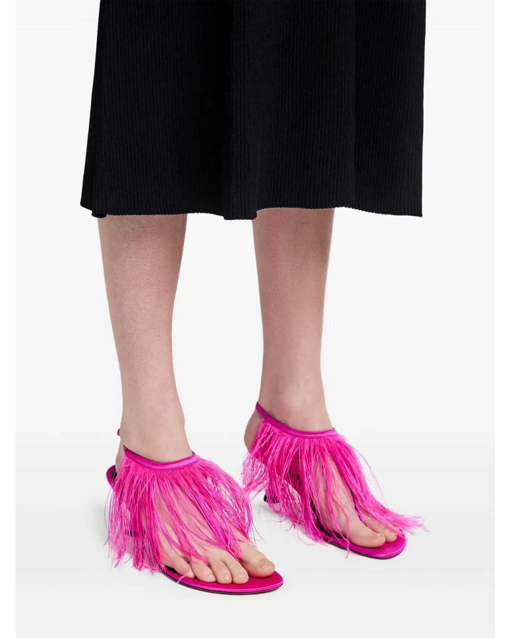 Proenza Schouler Pink 60Mm Tee Sandals