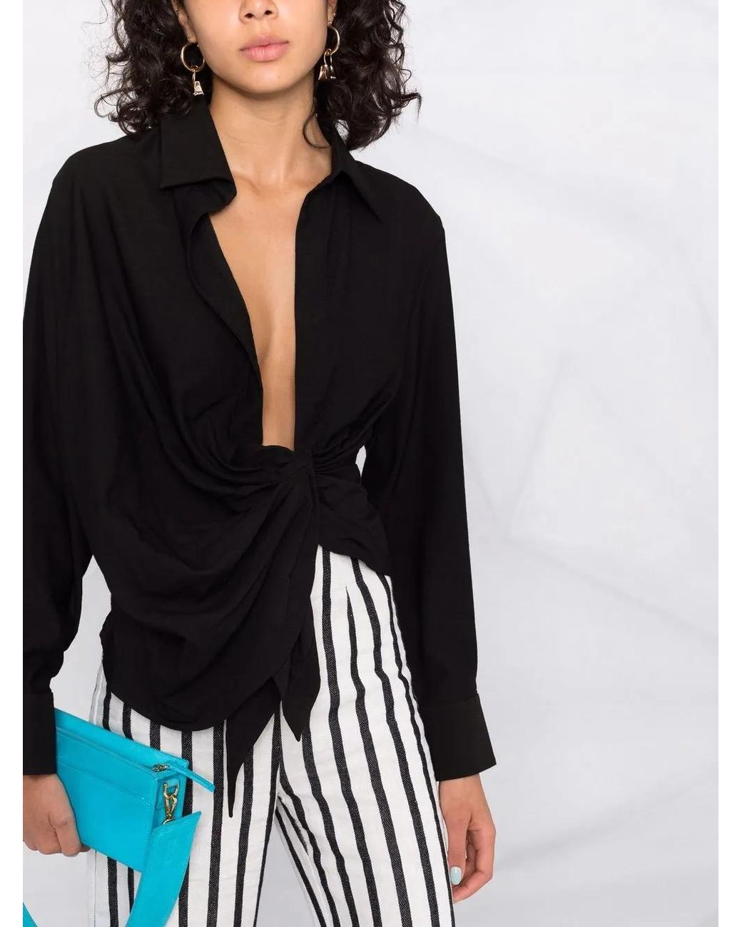 Jacquemus Black La Chemise Bahia