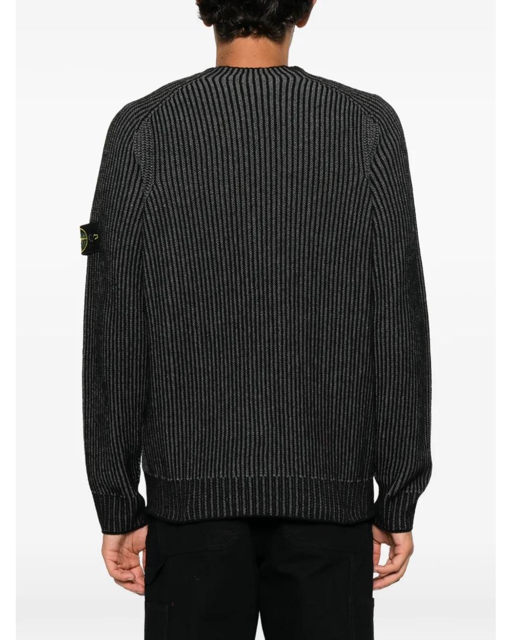 Stone Island Black 5100043 Vanisé Cashmere Sweater for men