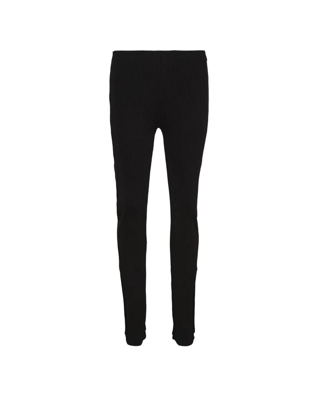 Alexander Wang Black Debossed Logo Fitted Pants