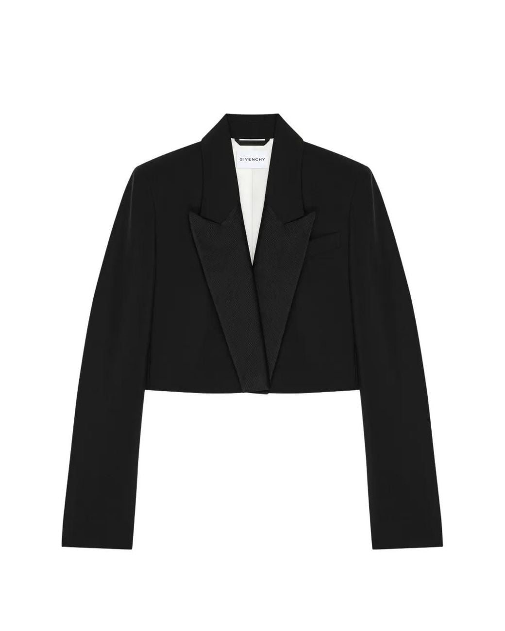 Givenchy Black Cropped Jacket