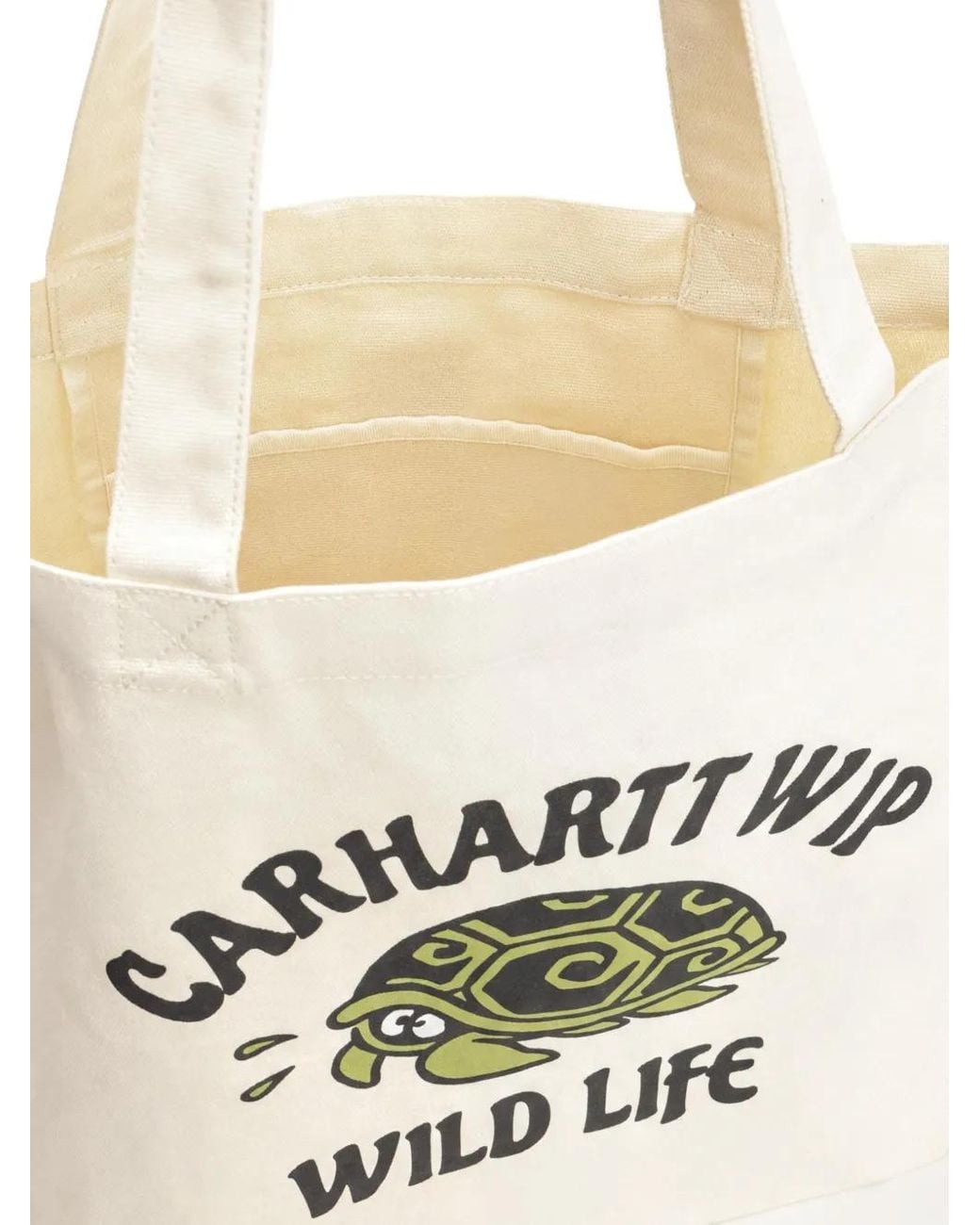 Carhartt White Canvas Graphic Tote for men