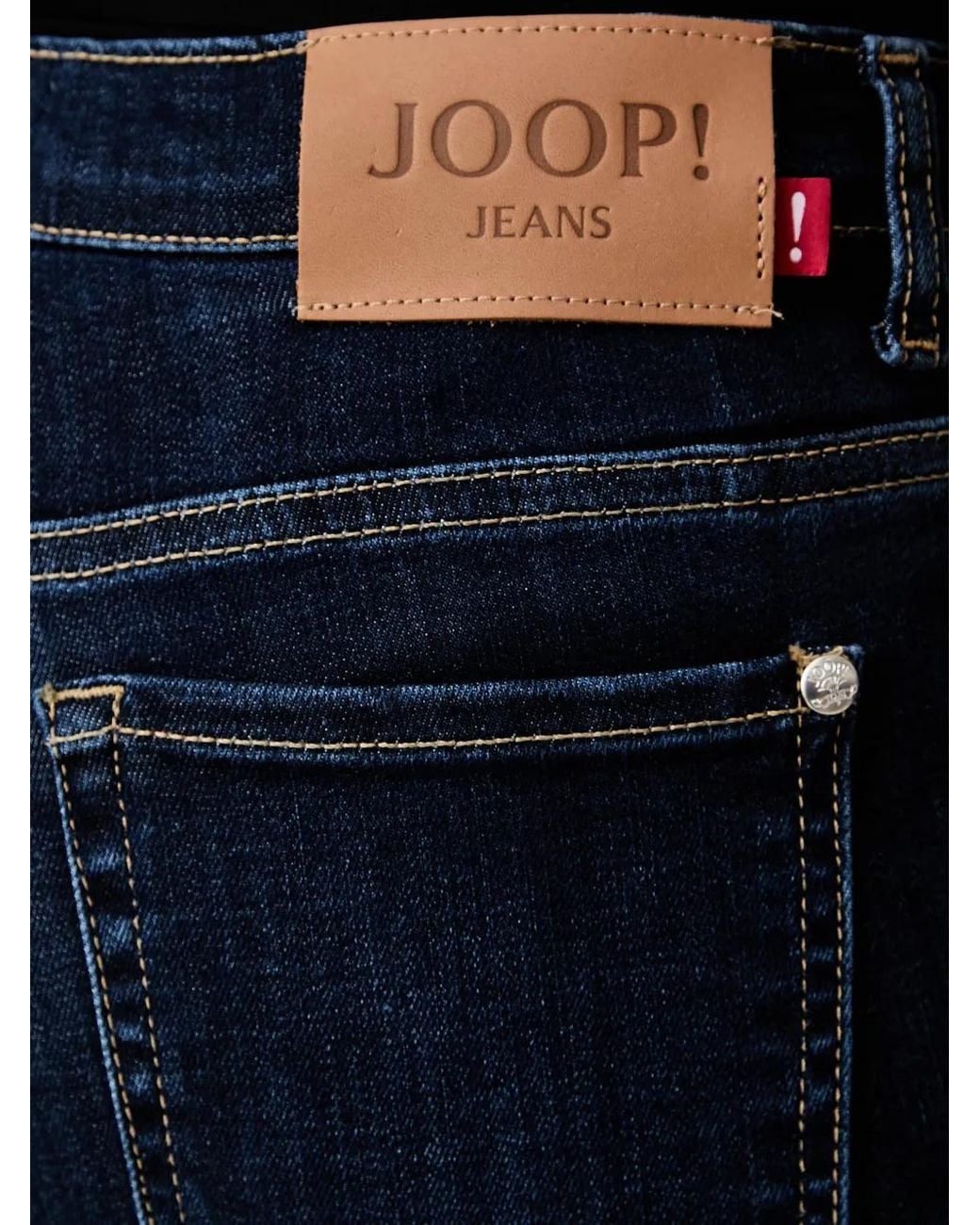 Joop! Blue Logo-Patch Slim-Fit Jeans