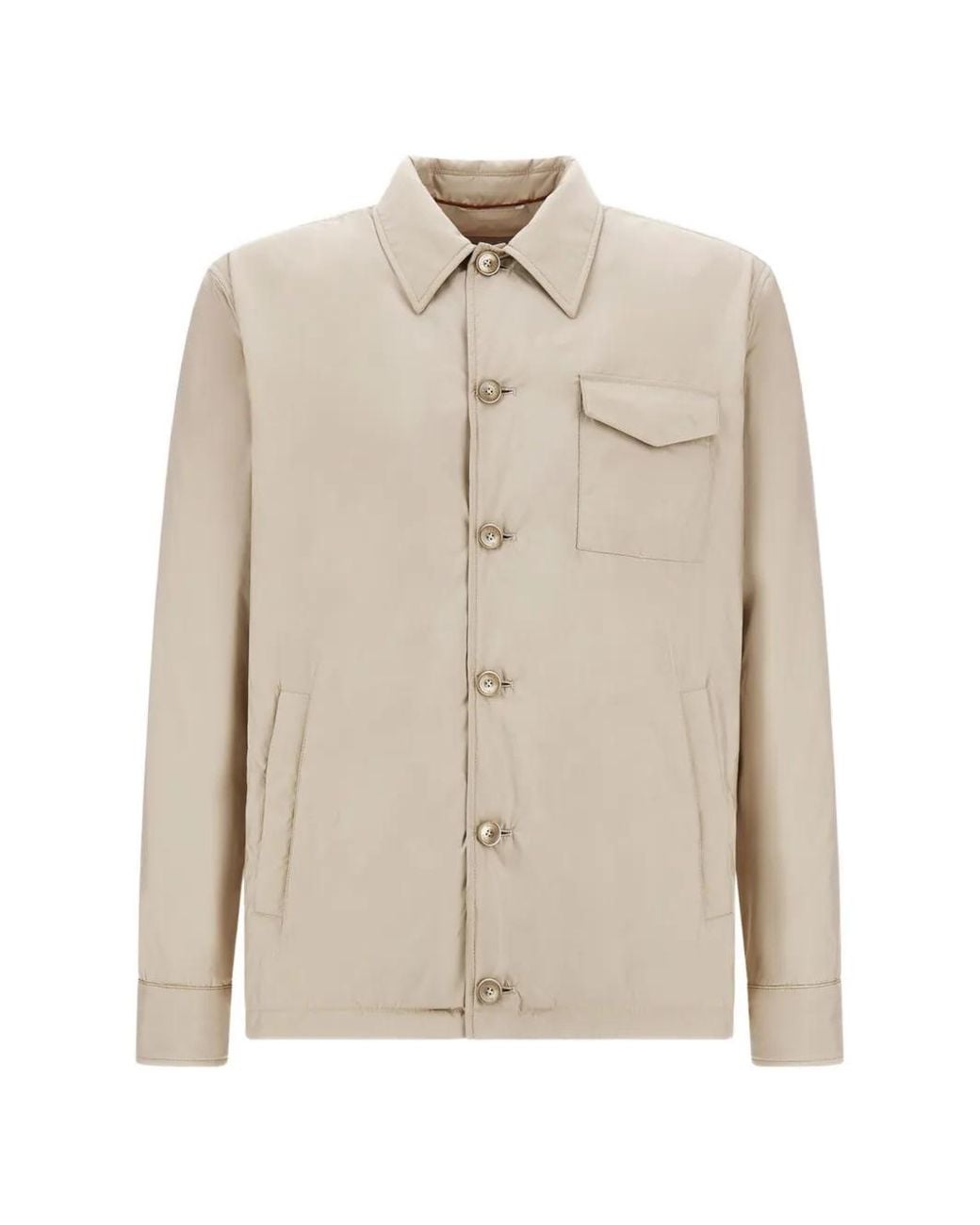 Herno Gefütterte Jacke in Natural für Herren
