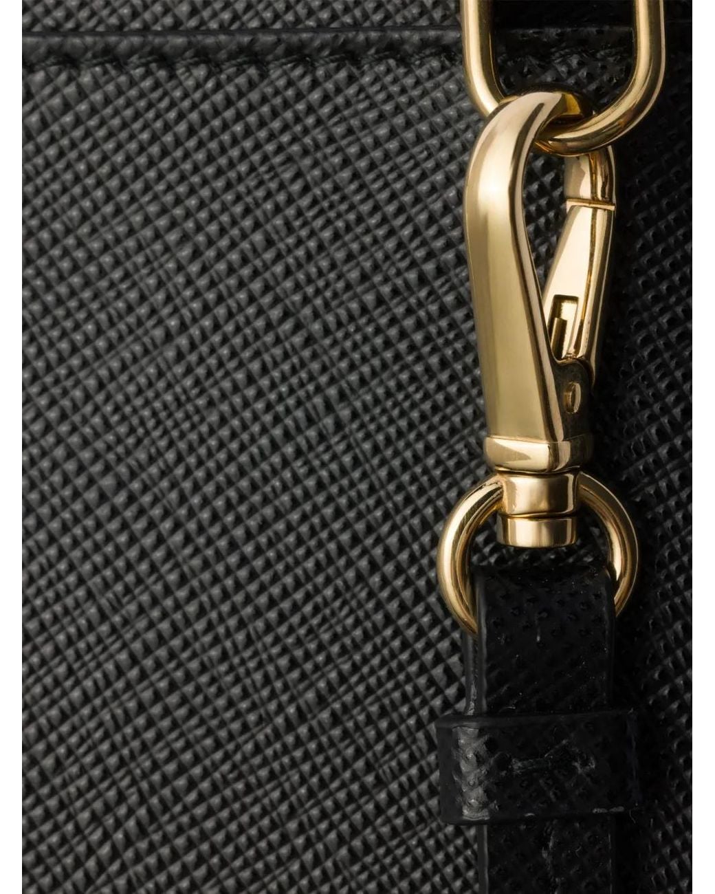 Prada White Saffiano Mini Pouch