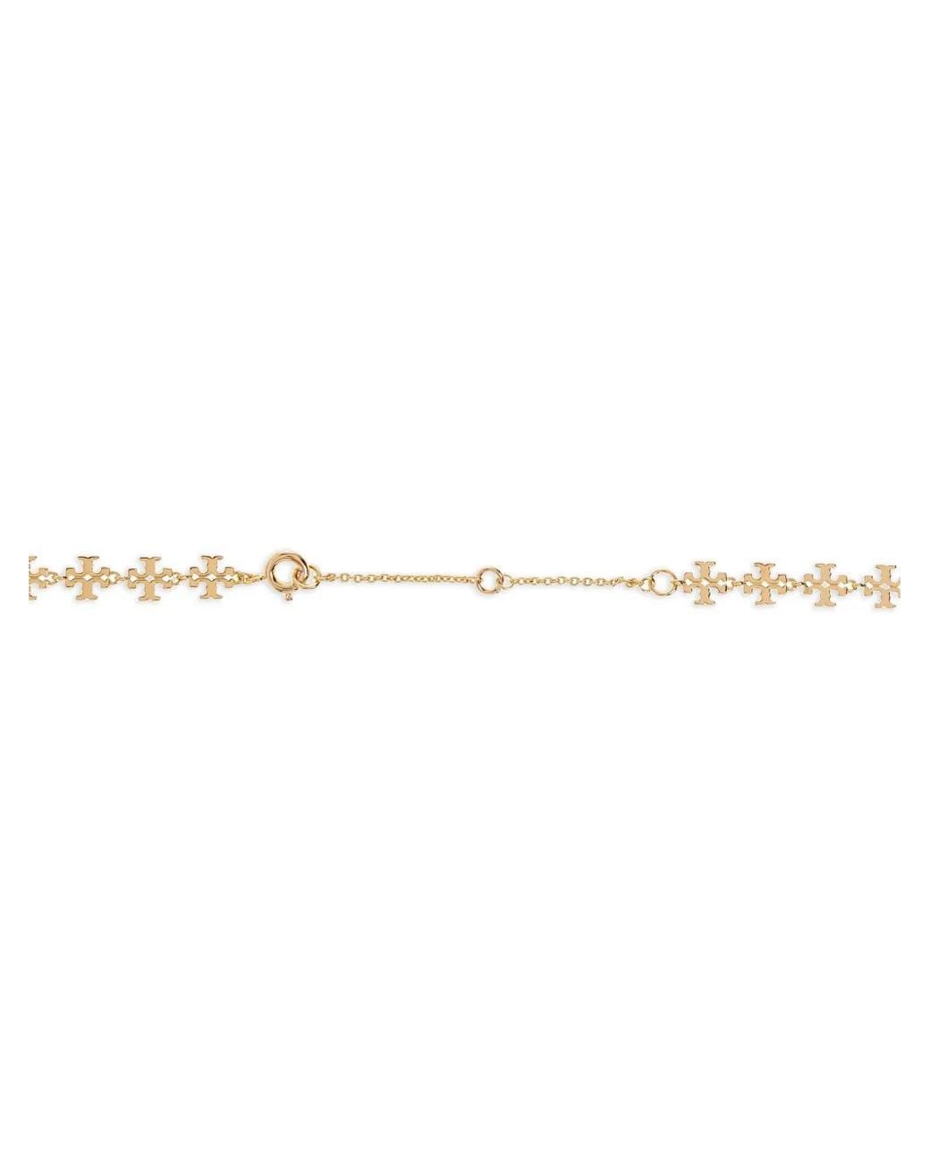 Tory Burch White Golden Brass Bijoux