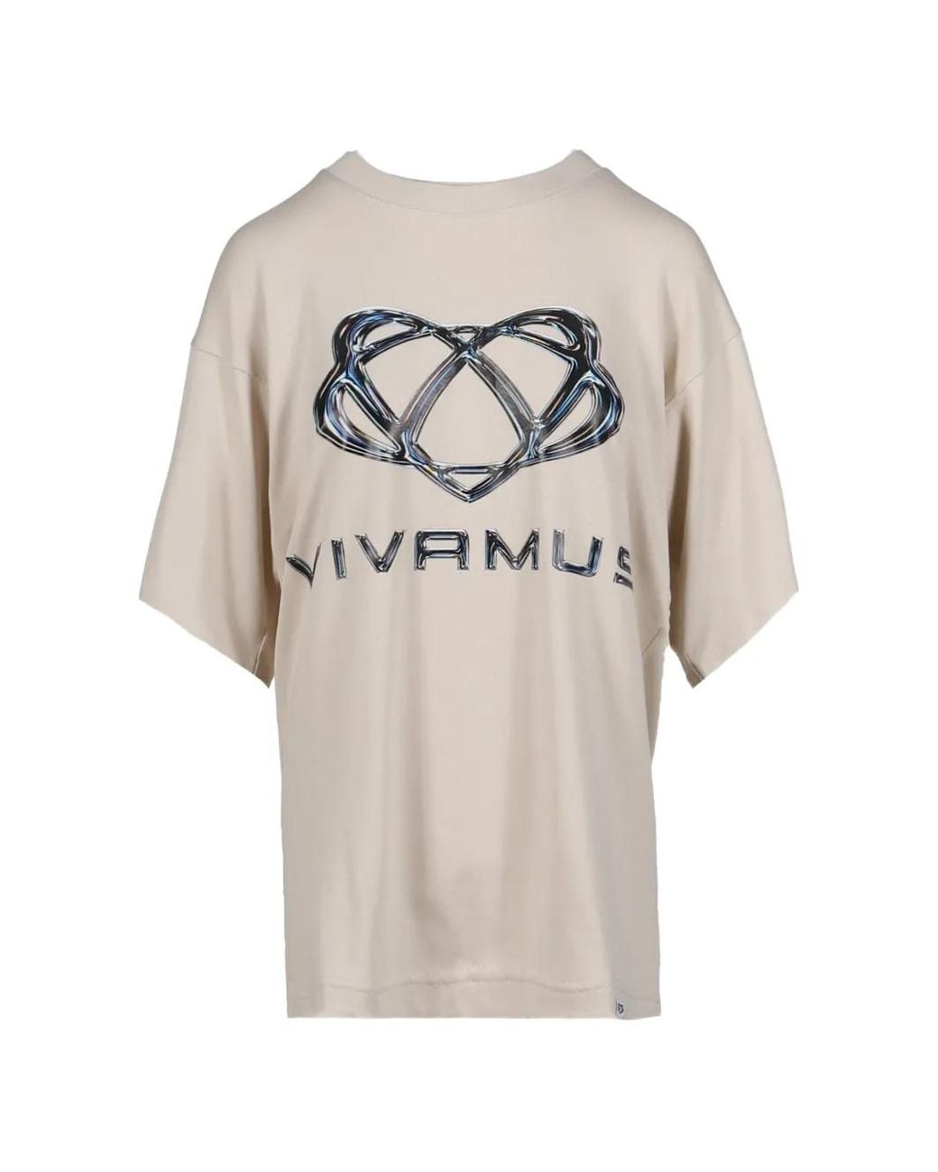 VIVAMUS White Logo-Print T-Shirt